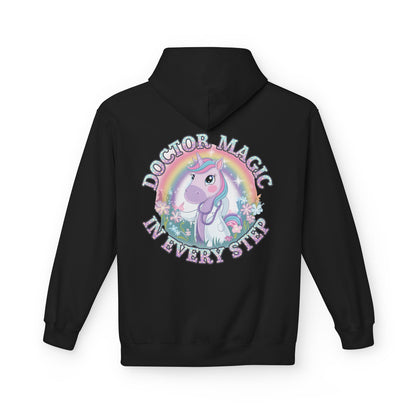 Unisex Doctor Magic In Every Step Unicorn Hoodie