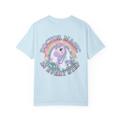 Unisex Doctor Magic In Every Step Unicorn T-shirt