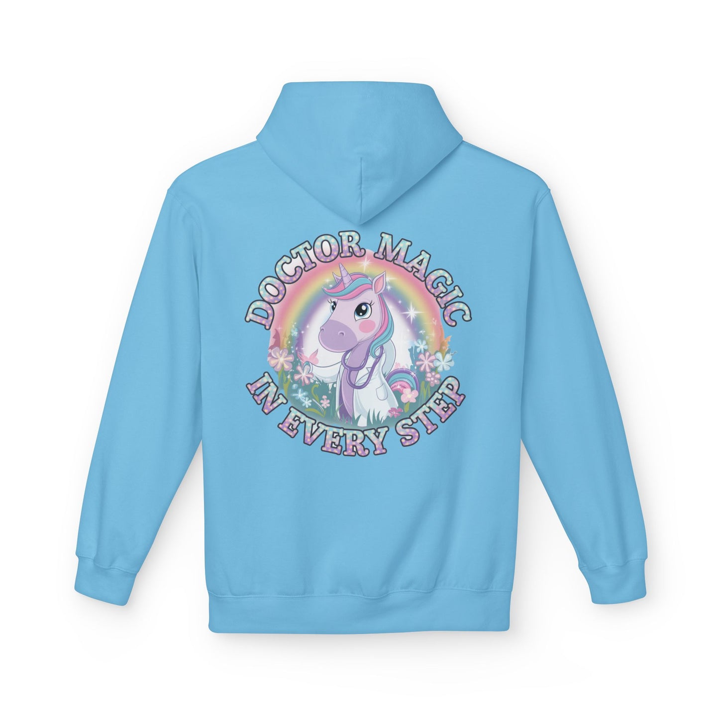 Unisex Doctor Magic In Every Step Unicorn Hoodie