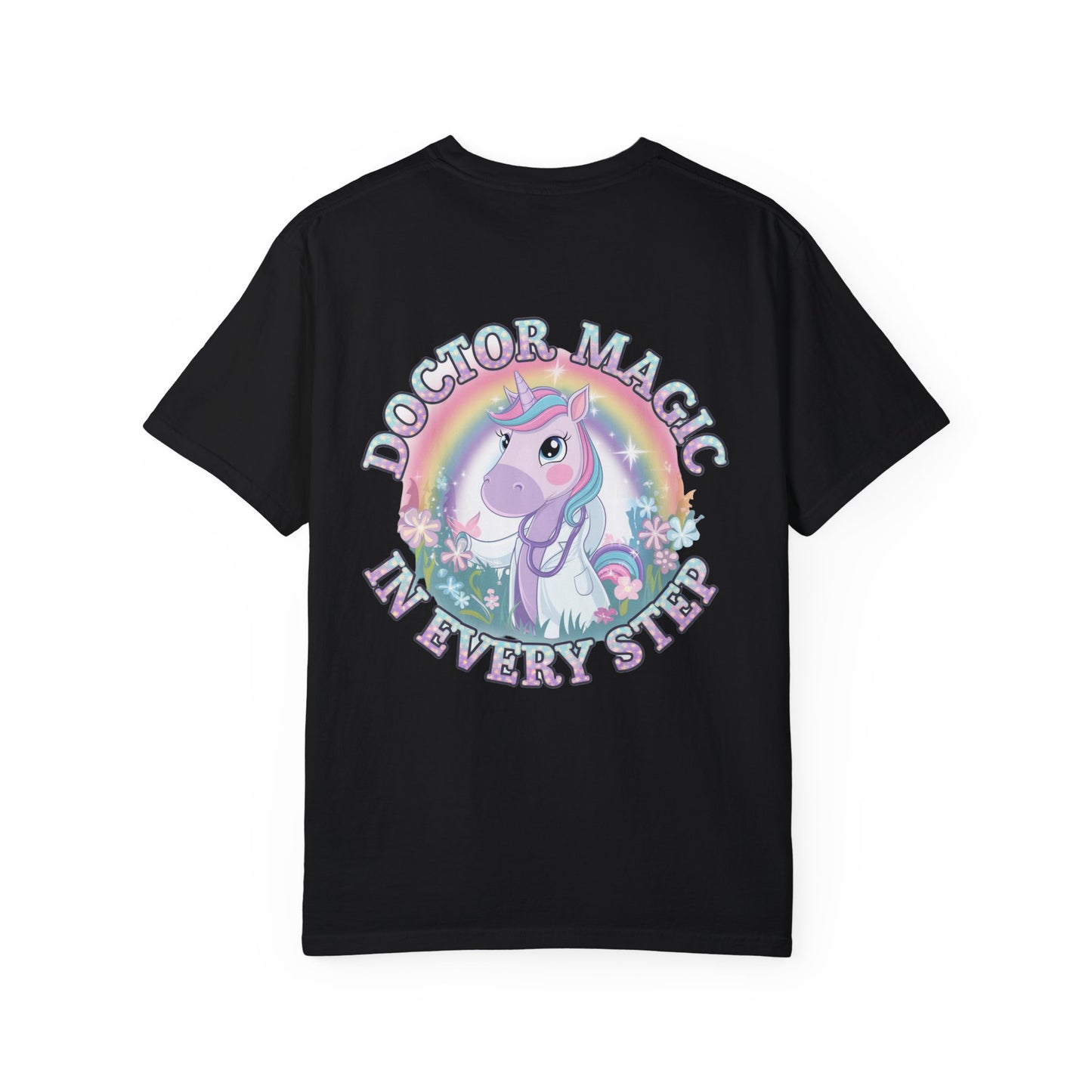 Unisex Doctor Magic In Every Step Unicorn T-shirt