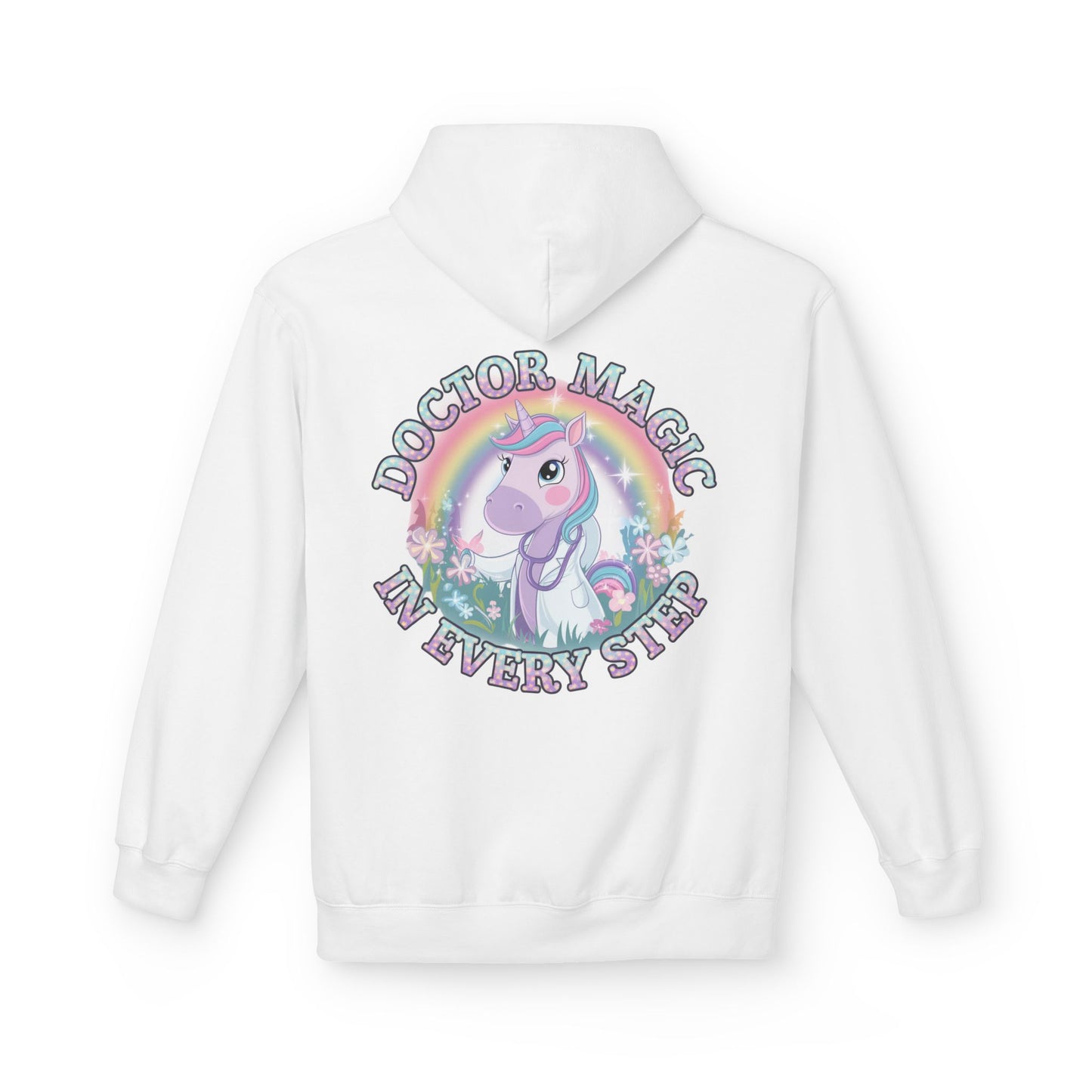 Unisex Doctor Magic In Every Step Unicorn Hoodie