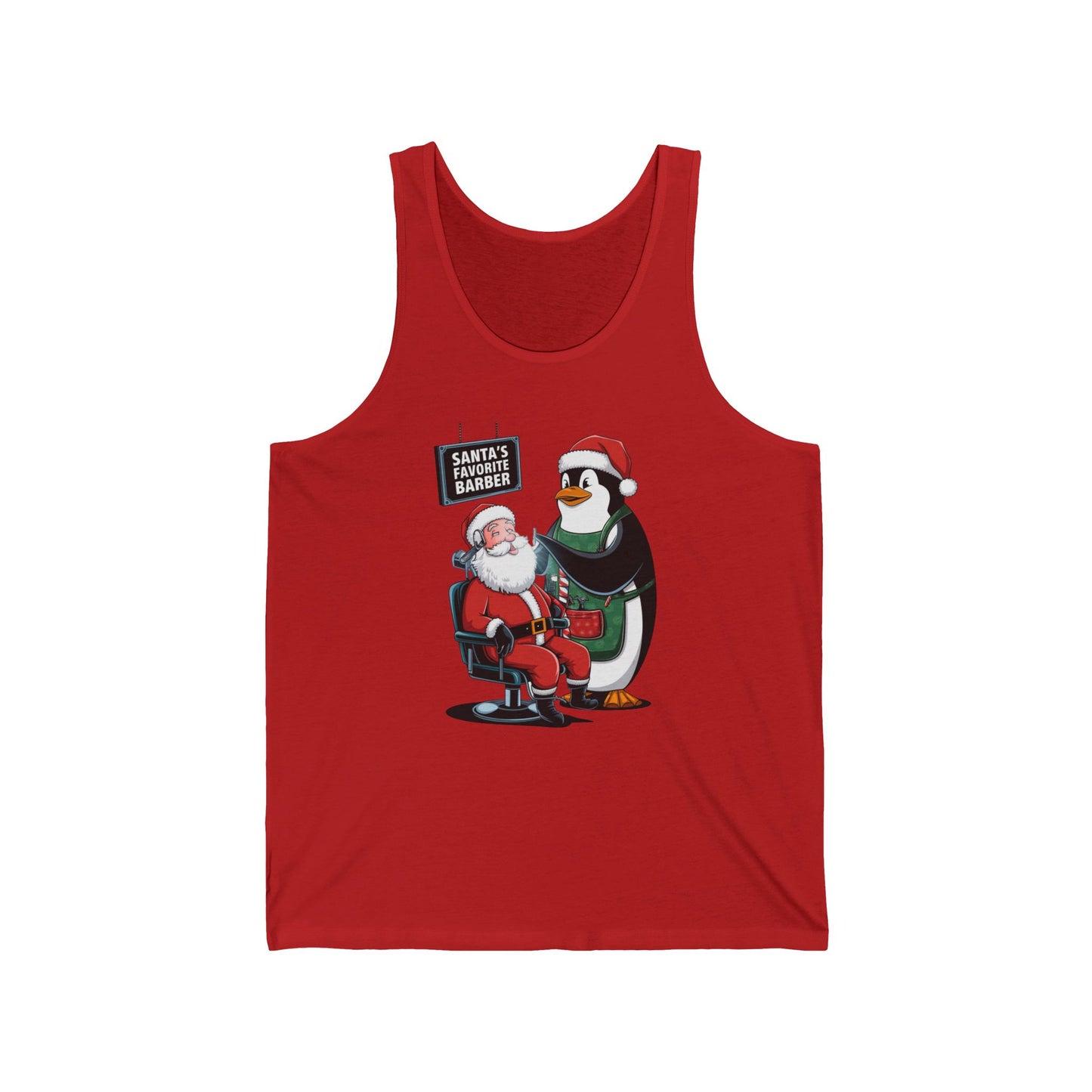 Unisex Barber Christmas Top