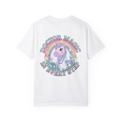 Unisex Doctor Magic In Every Step Unicorn T-shirt