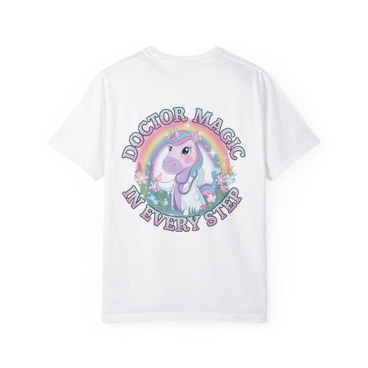 Unisex Doctor Magic In Every Step Unicorn T-shirt