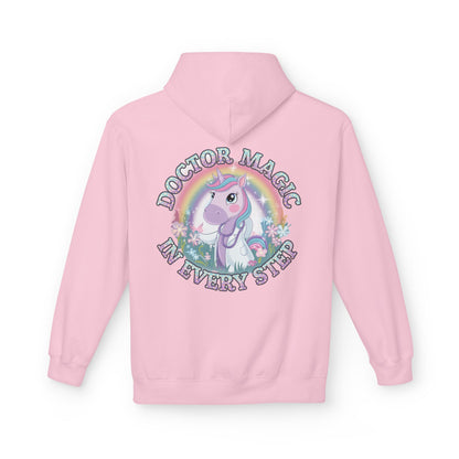 Unisex Doctor Magic In Every Step Unicorn Hoodie