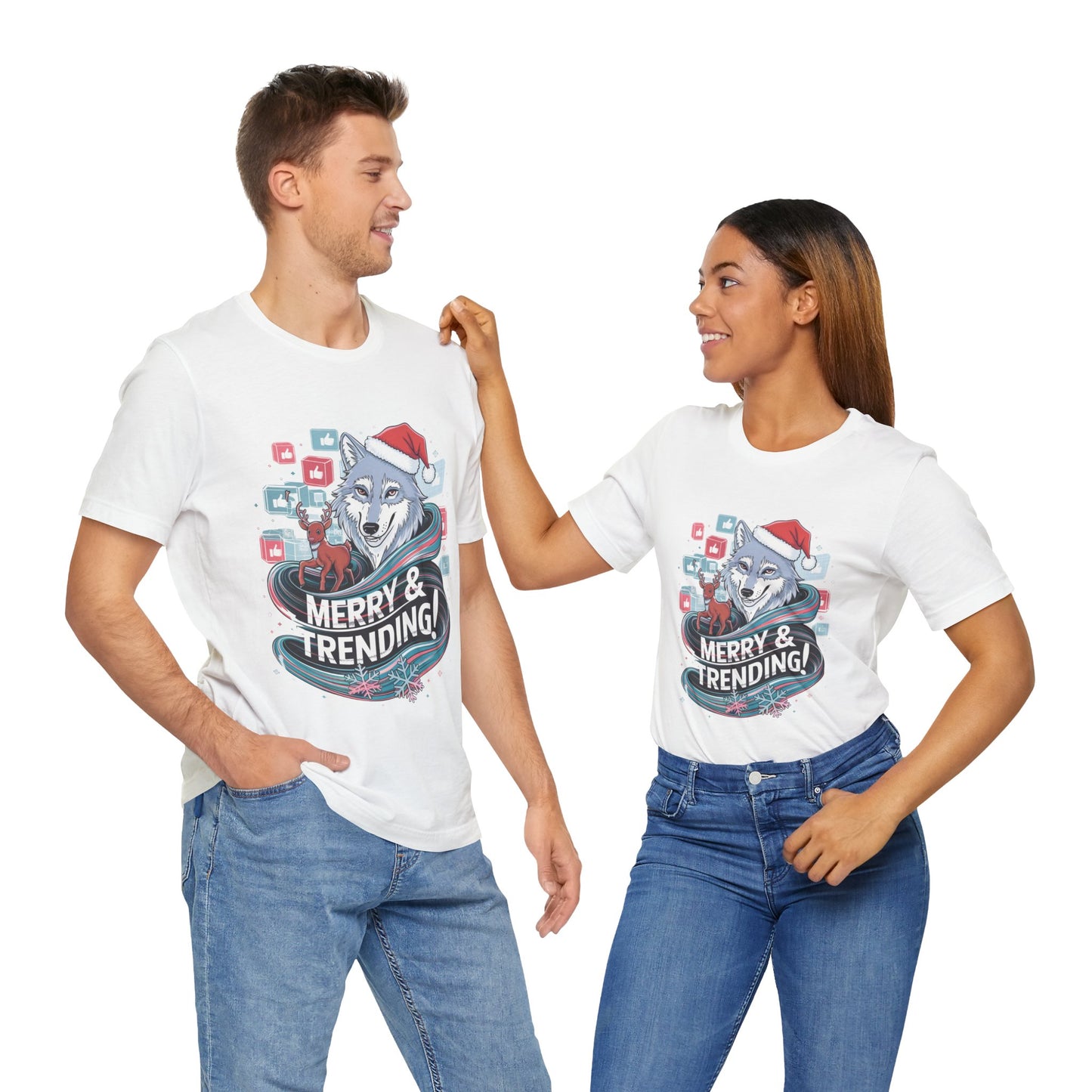 Unisex Influencer Christmas T-shirt