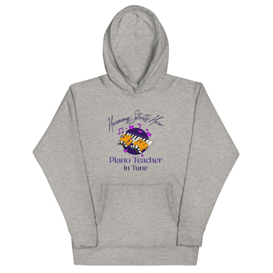 Unisex Piano Teacher Hoodie