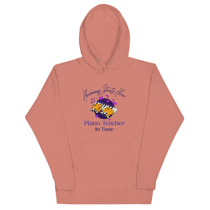 Unisex Piano Teacher Hoodie